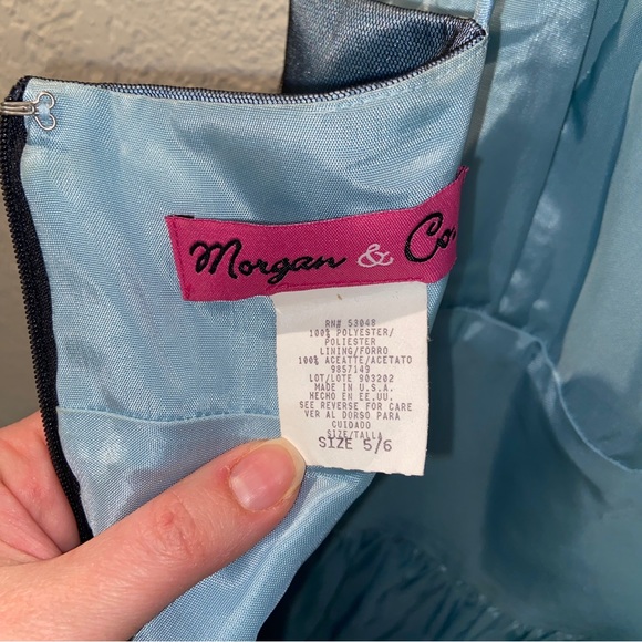 Size 5/6 Morgan & Co. Blue Dress - Picture 10 of 10